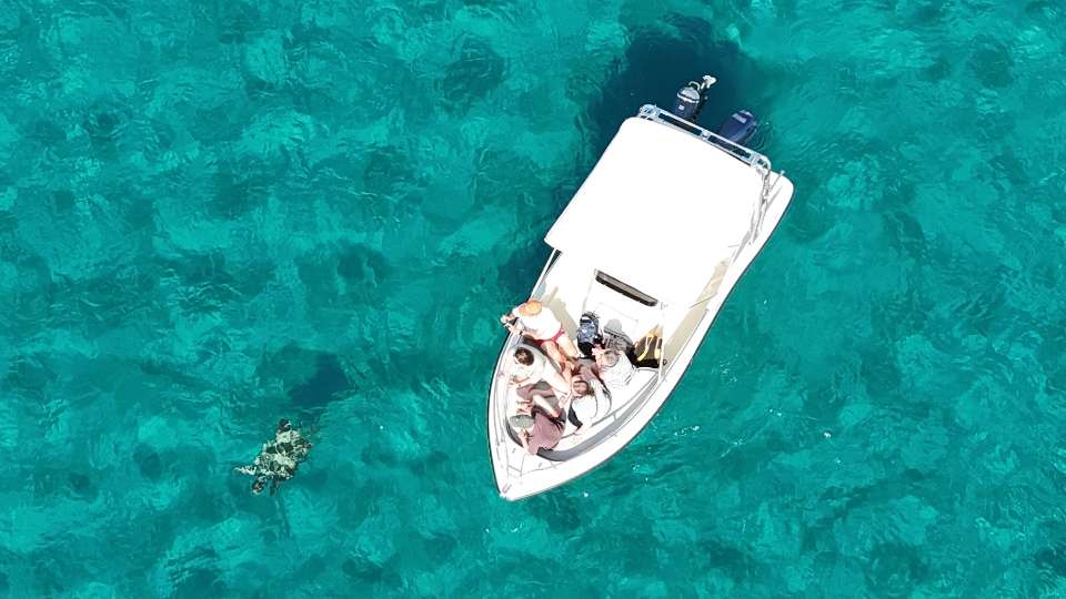 4 ore Noleggio Barca con Skipper al Parco Marino